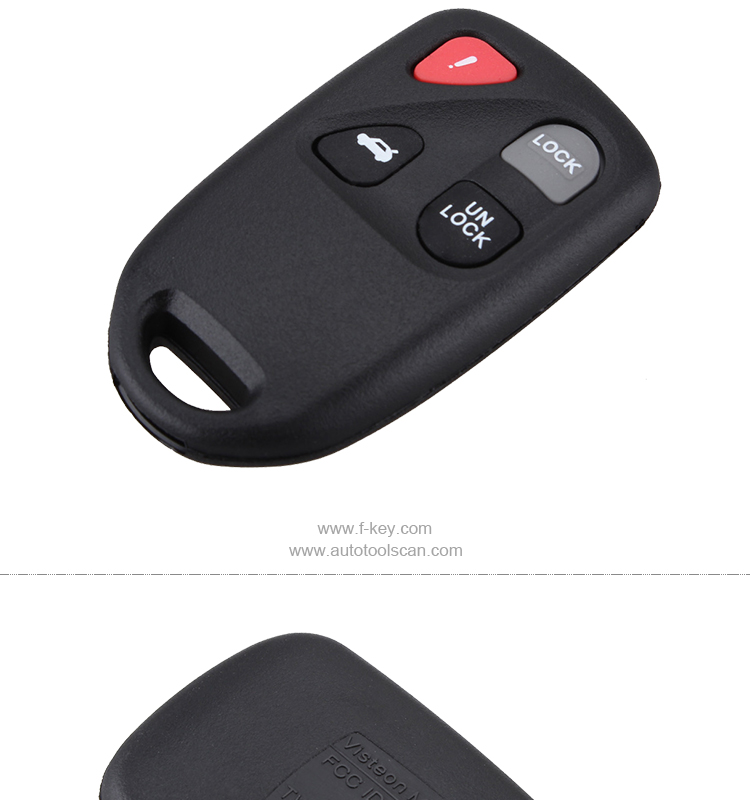 AK026003 Mazda 3+1 Button Remote Set 313.8MHZ FCC IDKPU41805