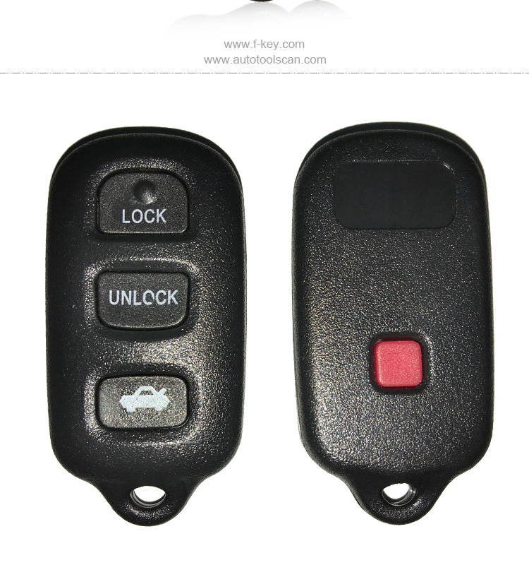 AK007006 Toyota 3+1 Button Remote Set(USA) 315MHZ FCCID GQ43VT14T