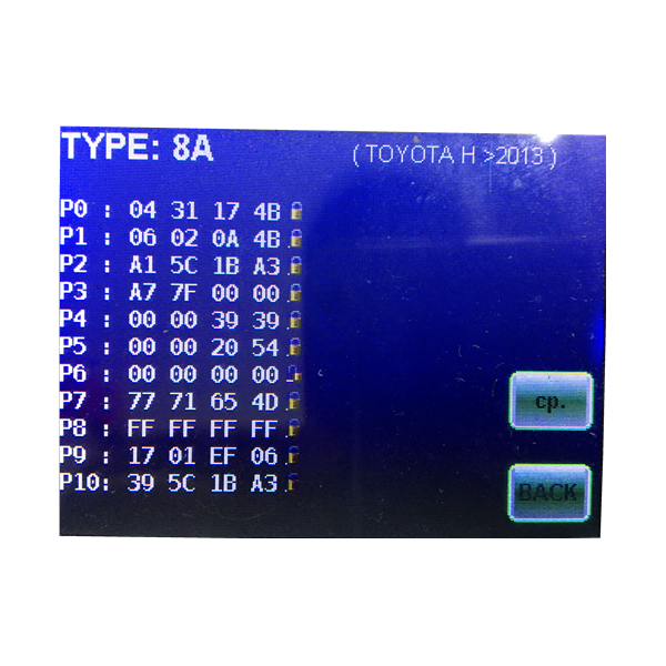 AK007096 Transponder Chip for Toyota H Chip 128Bit