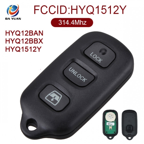 AK007004 for Toyota 3+1 Button Remote control(USA) 314.4MHZ FCC ID HYQ1512Y