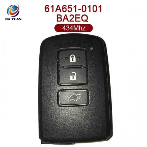 AK007087  for Toyota smart card 3 buttons 61A651 0101 BA2EQ 434MHZ 8A Chip