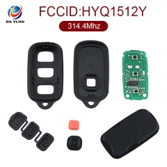 AK007004 for Toyota 3+1 Button Remote control(USA) 314.4MHZ FCC ID HYQ1512Y