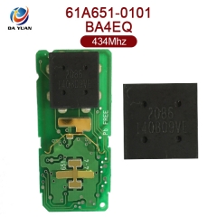 AK007086  for Toyota smart card 3+1buttons  434MHZ 8A Chip 61A651-0101