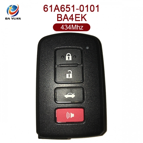 AK007088 for Toyota smart card 3 +1 buttons 61A651-0101 BA4EK 8A chip