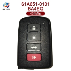 AK007086  for Toyota smart card 3+1buttons  434MHZ 8A Chip 61A651-0101