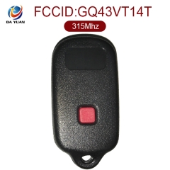 AK007006  for Toyota 3+1 Button Remote Set(USA) 315MHZ FCCID GQ43VT14T