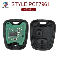 AK009007 for Peugeot 307 Remote Key 2 Button 433MHz ID46 PCF7961 With Groove