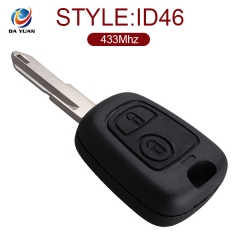 AK009024 For Peugeot 206 207 433MHZ Remote Key ID46