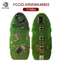 AK027003 for Nissan Smart Remote Key 4 Button 315MHz PCF7952 KR55WK48903 / KR55WK49622 285E3-JA05A, 285E3-JA02A, 285E3-JA000, 285E3-JK62A