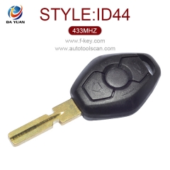 AK006005 for BMW EWS Remote Key 3 Button 433MHz ID44 4 Track HU58