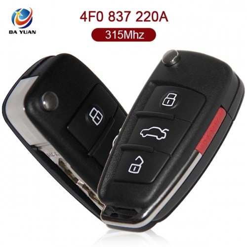 AK008039 Original For Audi Q7 3+1 Button 315MHZ 8E Chip 4F0 837 220A