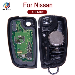 AK027034 Original for Nissan Flip Remote Key 3 Button 433MHz ID46 CWTWB1G767