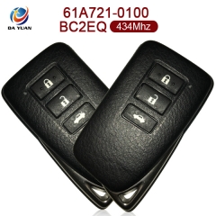 AK052007 for Lexus Smart Card 3 Button 434MHz  8A Chip  61A721-0100 BC2EQ