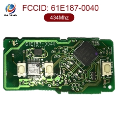 AK052011 Original for Lexus smart card 2+1 Button 434MHz 8A Chip 61E187-0040