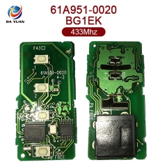 AK052008 Original for Lexus Smart Card 3+1 Button 433MHz 61A951-0020  BG1EK