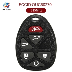 AK014029  for Chevrolet Remote Key 5+1 Button 315MHz OUC60270