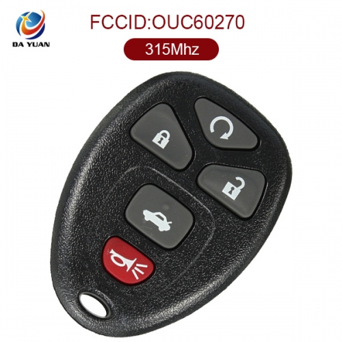 AK014027 for Chevrolet Remote Key 5 Button 315MHz OUC60270