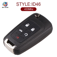 AK014008 for Chevrolet Camaro Flip Remote Key 5 Button 433MHz ID46 13501260