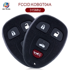 AK014023 for Chevrolet Remote Key 3+1 Button 315MHz KOBGT04A