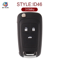AK014003  for Chevrolet Cruze Flip Key 3 Button 315MHz ID46