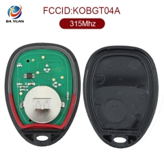 AK014014 for Chevrolet Remote Key 2 Button 315MHz KOBGT04A