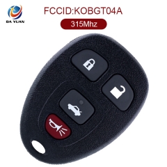 AK014023 for Chevrolet Remote Key 3+1 Button 315MHz KOBGT04A