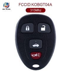 AK014023 for Chevrolet Remote Key 3+1 Button 315MHz KOBGT04A