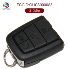 AK014036  for Chevrolet  4+1 button Remote Key 315MHZ OUC6000083