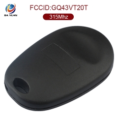 AK007095 2+1 button for toyota remote key 315mhz FCCID GQ43VT20T