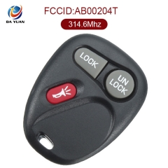 AK014016 for Chevrolet Remote Key 2+1 Button 314.6MHz AB00204T