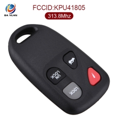 AK026003 for Mazda 3+1 Button Remote Key Set 313.8MHz FCC ID:KPU41805