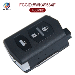 AK026001 for Mazda Remote Key 3 Button 433MHz Siemens system 5WK49534F