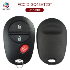 AK007095 2+1 button for toyota remote key 315mhz FCCID GQ43VT20T