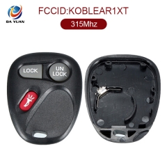 AK014017 for Chevrolet Remote Key 2+1 Button 315MHz KOBLEAR1XT