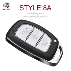 AK020002 3 button Smart remote key control 434mhz with 8A chip for Hyundai ix25 car