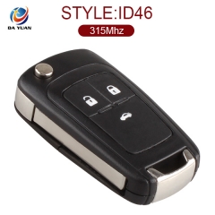 AK013016 for Buick 3 Button Flip Remote Key 315MHZ ID46