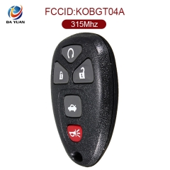 AK013011  for Buick 5 Button remote key 315MHZ GMC 22733524 FCC ID KOBGT04A