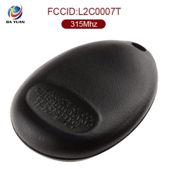 AK013012 for Buick 2+1 Button remote key 315MHZ FCC ID L2C0007T