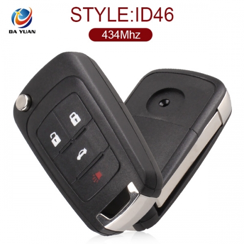 AK013002 for Buick 4 Button Flip Smart Key ID46 434MHZ