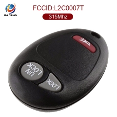 AK013012 for Buick 2+1 Button remote key 315MHZ FCC ID L2C0007T