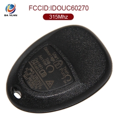 AK013010 Buick 5 Button remote key 315MHz  OUC60270