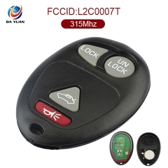 AK013003 for Buick 4 Button Remote Set 315mhz L2C0007T