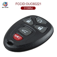AK013013 for Buick 5 Button remote key 315MHZ FCC ID  OUC60221
