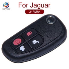 AK025007 for Jaguar 4 Button Folding remote control key 315MHz 4D60 glass chip
