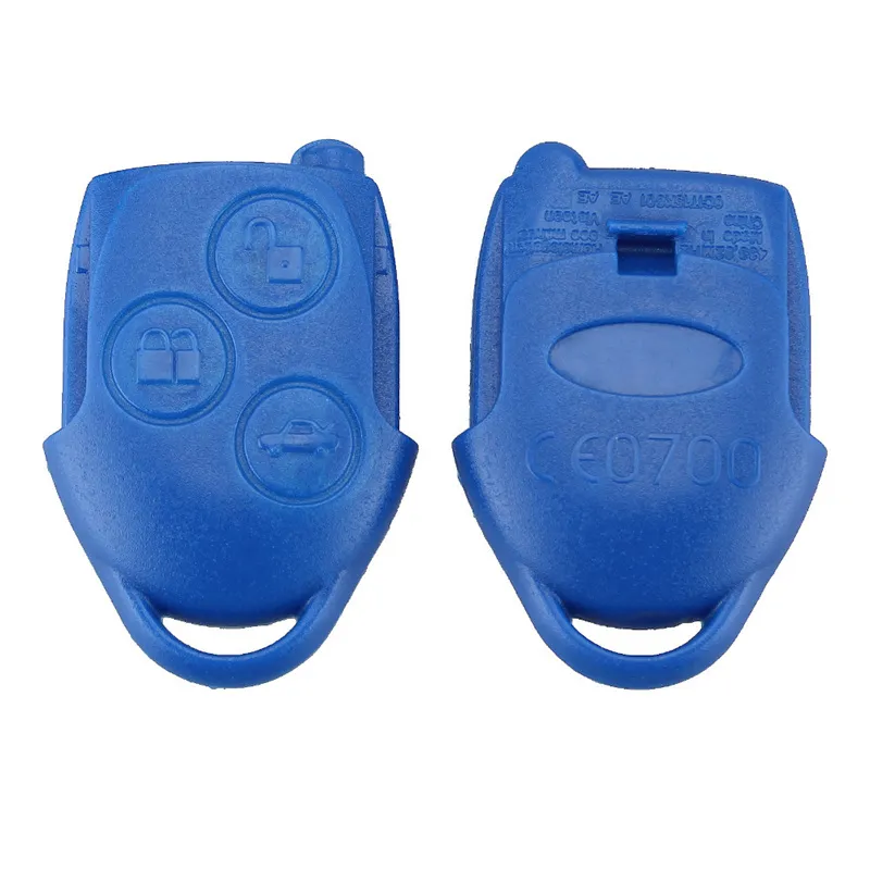 AS018016 Replacement 3 Button Transit Connect Set Remote Key Shell For Ford Blue Case