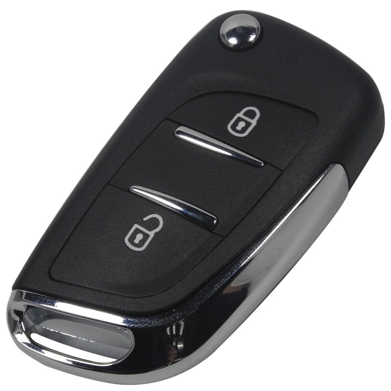 AS009034  for PEUGEOT 406 407 408 307 107 207 Partner CE0536 Modified car key cover 2 button VA2