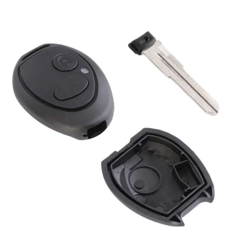 AS004011 2 Button Remote Key Fob Shell Case With Blank Blade Fits For Land Rover