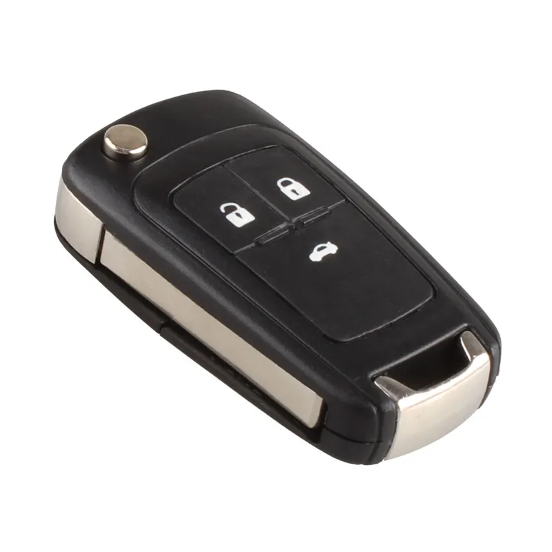 AS028017 Replacement Shell Flip Folding Remote Key Case for OPEL VAUXHALL Insignia Astra 3 Button HU100