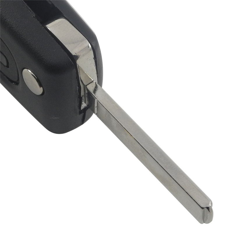 AS009006 0523 Peugeot and Citroen flip remote key shell 3 button (Light button) VA2