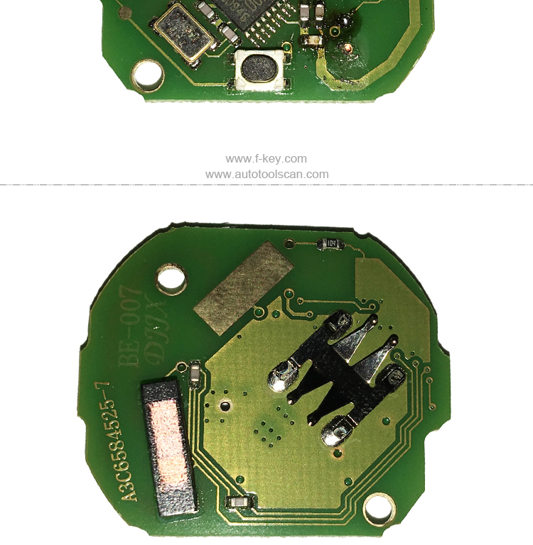 AK002025 3 Buttons 315MHZ Remote Key for Mercedes for Benz Smart With ID46 Immoblizer Chip for MB Complete Car Key